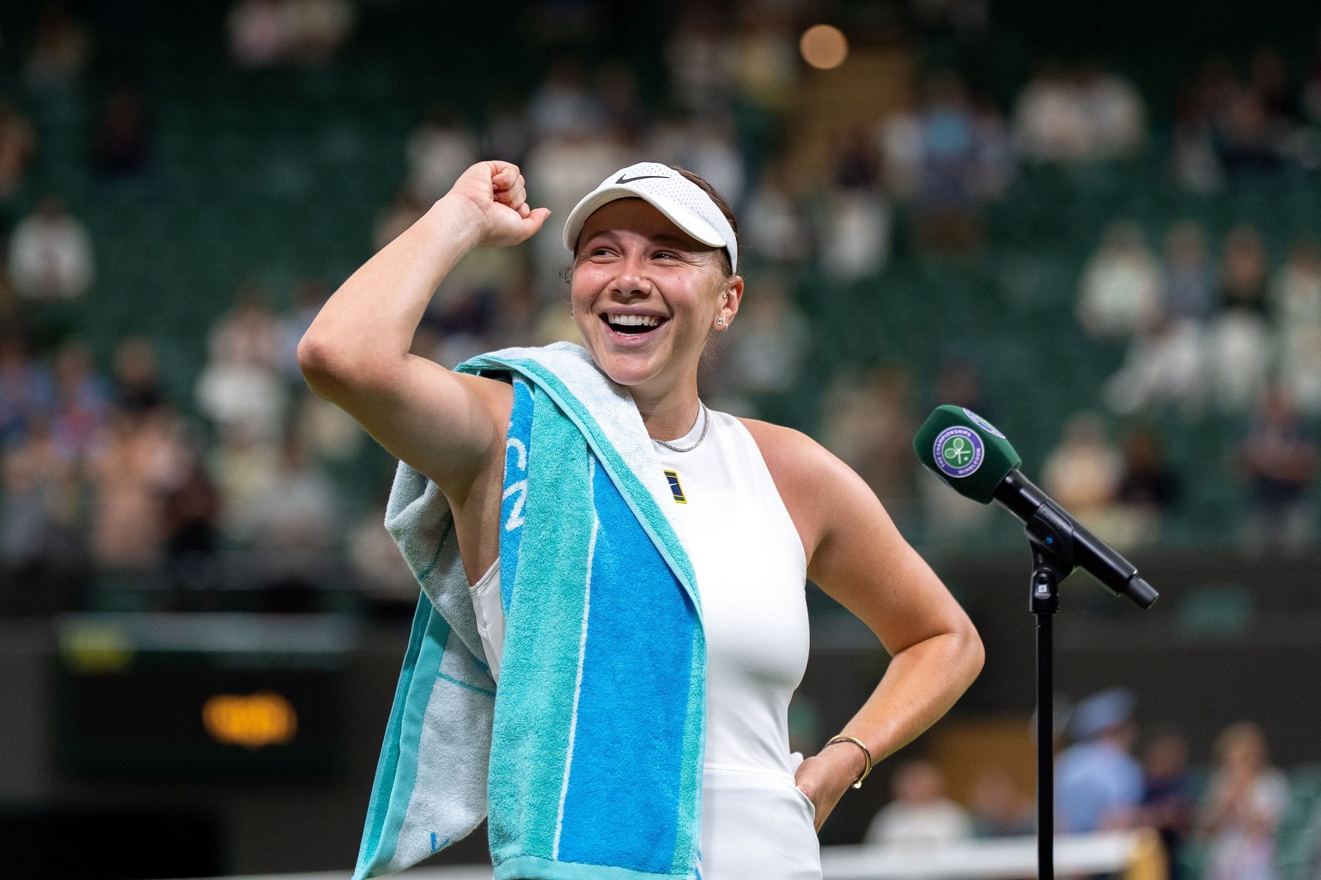 Anisimova at Wimbledon 2025 (Image Source: Getty)